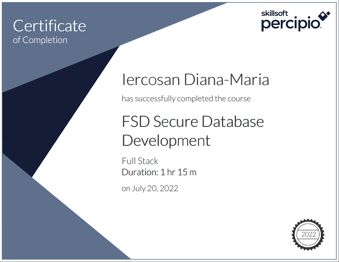 Secure Database DevelopmentCertificate Certificate Iercosan Diana-Maria Diana-Maria Iercosan Iercosan Diana Diana Iercosan Iercosan Diana Maria Hurr13ane Secure Database DevelopmentCertificate Certificate Secure Database DevelopmentCertificate Certificate Iercosan Diana-Maria Diana-Maria Iercosan Secure Database DevelopmentCertificate Certificate Secure Database DevelopmentCertificate Certificate Diana Iercosan Secure Database DevelopmentCertificate Certificate Diana Maria Iercosan Hurr13ane Secure Database DevelopmentCertificate Certificate Hurr13ane Secure Database DevelopmentCertificate Iercosan Diana-Maria Secure Database DevelopmentCertificate Diana-Maria Iercosan Secure Database DevelopmentCertificate Iercosan Diana Secure Database DevelopmentCertificate Iercosan Diana Maria Diana-Maria Iercosan UVT SIA Skillsoft Diana-Maria Iercosan Skillsoft Diana Maria Iercosan Diana Iercosan Skillsoft Hurr13ane Skillsoft